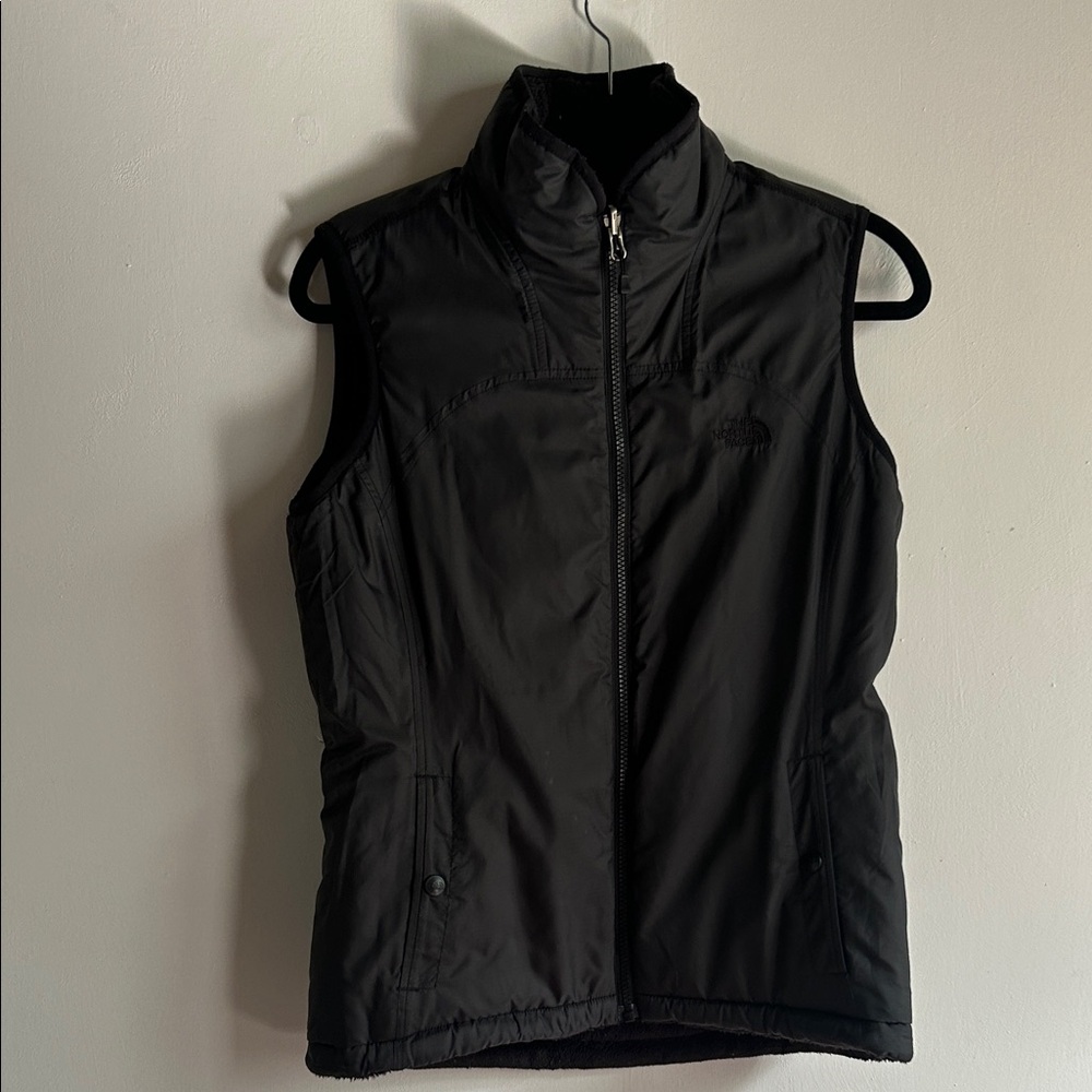 The North Face Black Reversible Vest Size M